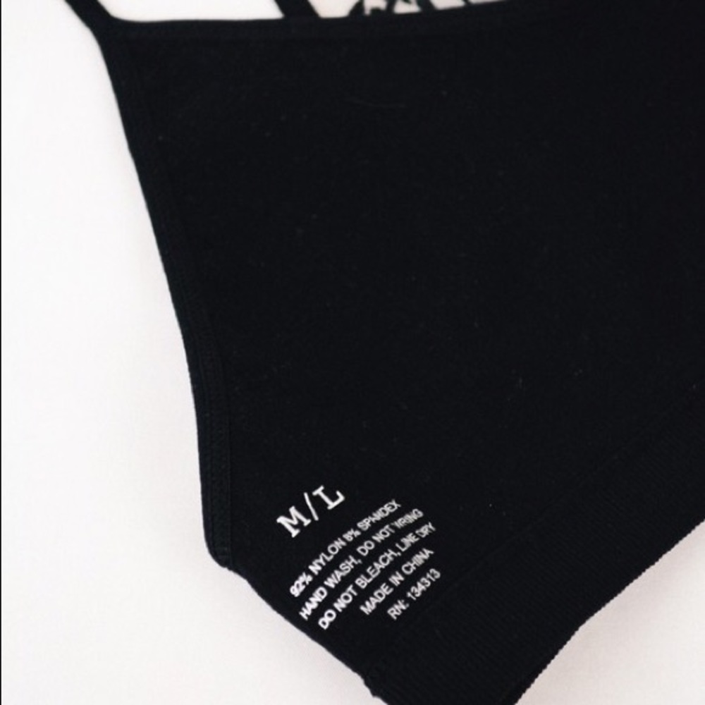 ❗️CLOSING SALE❗️ BlackTattooMeshRacerback Bralette - Picture 7 of 7